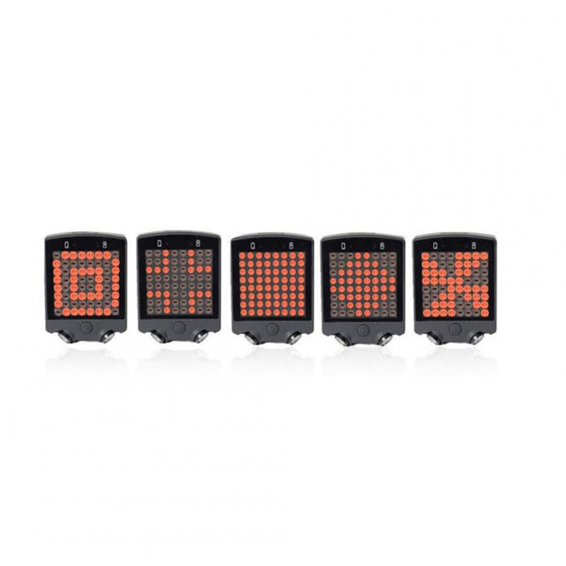 Led Bike Safety Warning Turn Signals Light Usb Rechargeable Wireless Remote Control Bicycle Rear Tail Lamp 