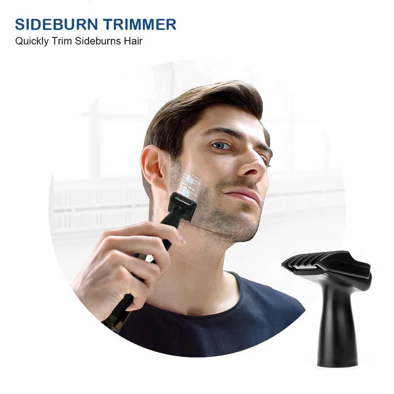 Men Electric Nose Trimmer Set Rechargeable Male Epilator Razor Cutter Shaving Tool 