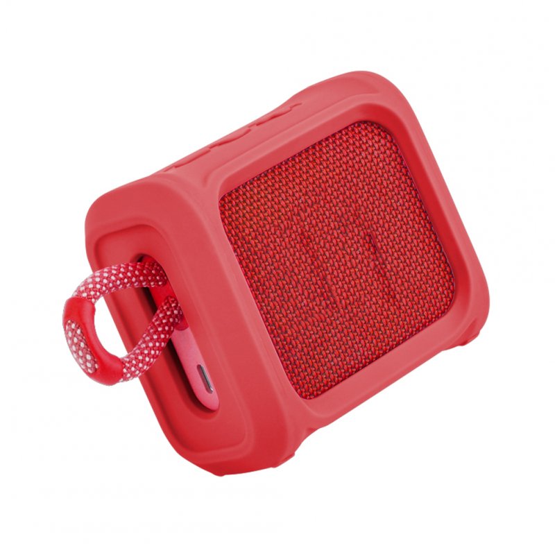 Portable Speaker Protective Sleeve Bracket Silicone Case Compatible For Jbl Go3 Audio Storage Shell Outdoor Stand 