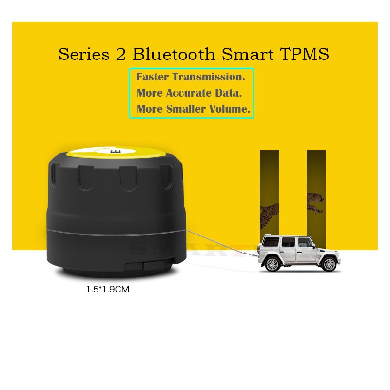 Bluetooth 4.0 Universal External Tyre Pressure Sensor Support iOS Android Phone Tire Pressure Sensor  External