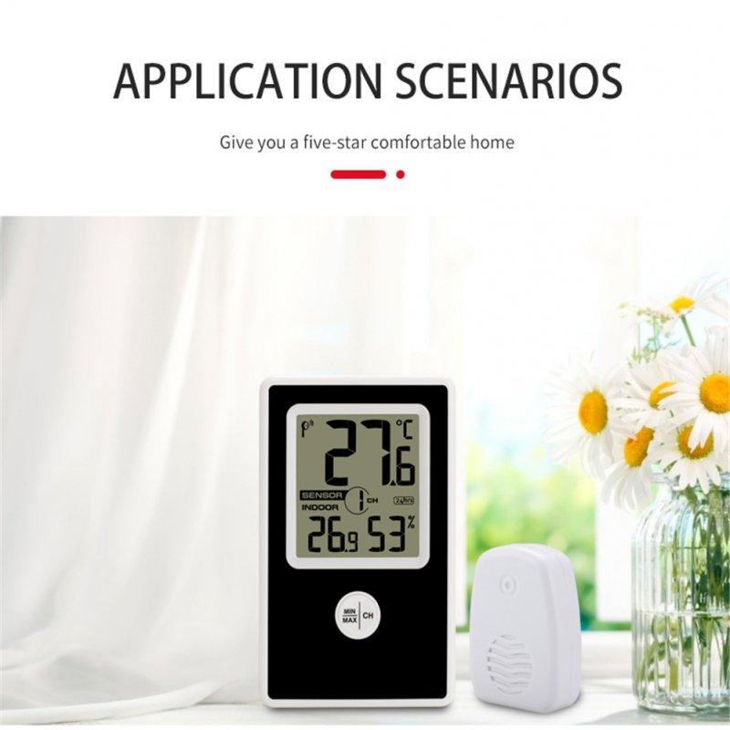 Accurate Ts-ws-43 Wireless Electronic  Thermometer  Hygrometer Temperature Humidity Monitor Meter 
