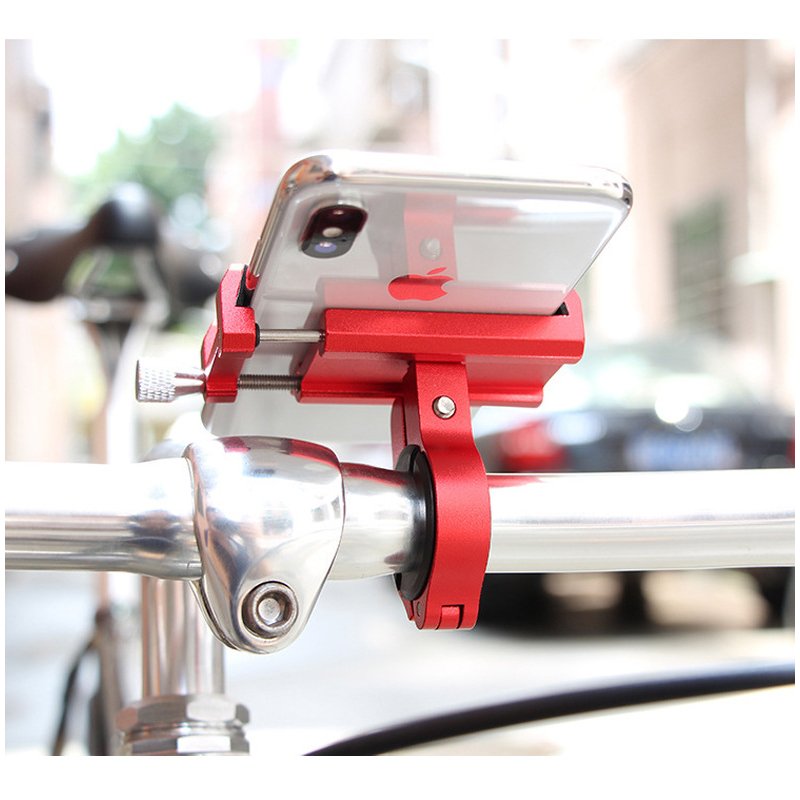 Aluminum Alloy Motorcycle Bike Bicycle MTB Handlebar Cell Phone GPS Holder Mount 