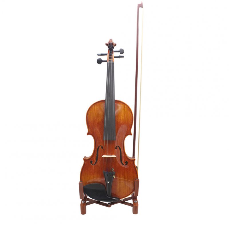 Portable Adjustable Foldable Musical Instrument Stand with Bow Holder for Violin Stand  