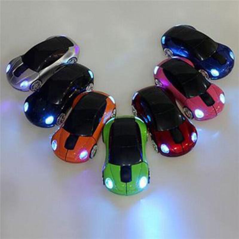 Mini Car Shape 2.4G Wireless Mouse Receiver with USB Interface for Notebooks Desktop Computers 