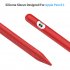 for Apple Pencil 1 Tablet Touch Stylus Pen Protective Cover Portable Soft Silicone Pencil Cap white