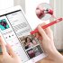 for Apple Pencil 1 Tablet Touch Stylus Pen Protective Cover Portable Soft Silicone Pencil Cap red