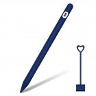 for Apple Pencil 1 Tablet Touch Stylus Pen Protective Cover Portable Soft Silicone Pencil Cap Navy blue