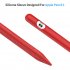 for Apple Pencil 1 Tablet Touch Stylus Pen Protective Cover Portable Soft Silicone Pencil Cap black