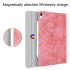 for Apple iPad Pro 11 Inch Magnetic Wireless Bluetooth Smart Sleep Keyboard Protective Case Pink leather case   white glass keyboard