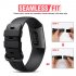 for Fitbit Charge 3 Replacement Band Silicone Strap Sports Wristband black small