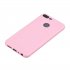 for HUAWEI Honor 9 lite Cute Candy Color Matte TPU Anti scratch Non slip Protective Cover Back Case dark pink