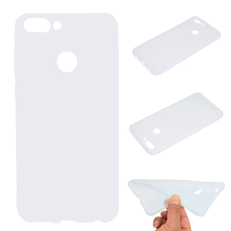 for HUAWEI Honor 9 lite Cute Candy Color Matte TPU Anti-scratch Non-slip Protective Cover Back Case white