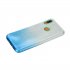 for HUAWEI P20 LITE P30 LITE P40 LITE Nova6SE Nova 7i Phone Case Gradient Color Glitter Powder Phone Cover with Airbag Bracket blue