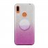 for HUAWEI P20 LITE P30 LITE P40 LITE Nova6SE Nova 7i Phone Case Gradient Color Glitter Powder Phone Cover with Airbag Bracket purple