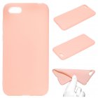 for HUAWEI Y5 2018 Cute Candy Color Matte TPU Anti scratch Non slip Protective Cover Back Case Light pink