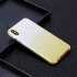 for HUAWEI Y5 2019 HONOR 8S Y5 PSmart honor 10 LITE Phone Case Gradient Color Glitter Powder Phone Cover with Airbag Bracket yellow