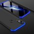 for HUAWEI Y9 2019 Ultra Slim PC Back Cover Non slip Shockproof 360 Degree Full Protective Case Blue black blue HUAWEI Y9 2019
