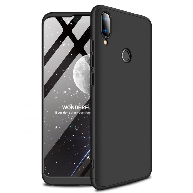 for HUAWEI Y9 2019 Ultra Slim PC Back Cover Non-slip Shockproof 360 Degree Full Protective Case black_HUAWEI Y9 2019