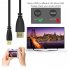 for Micro HDMI To HDMI Adaptor Cable 1080P TV AV Adapter Audio Video Converter Compatible for Mobile Phones Tablets HDTV 1 5m