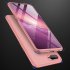 for Oppo A7 Ultra Slim PC Back Cover Non slip Shockproof 360 Degree Full Protective Case Rose gold Oppo A7