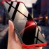 for Oppo A7 Ultra Slim PC Back Cover Non slip Shockproof 360 Degree Full Protective Case Red black red Oppo A7