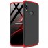 for Redmi NOTE 7 Ultra Slim PC Back Cover Non slip Shockproof 360 Degree Full Protective Case Red black red Redmi NOTE 7