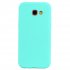 for Samsung A5 2017 Cute Candy Color Matte TPU Anti scratch Non slip Protective Cover Back Case Light blue