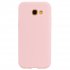 for Samsung A5 2017 Cute Candy Color Matte TPU Anti scratch Non slip Protective Cover Back Case Light pink