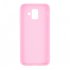 for Samsung A6 2018 Lovely Candy Color Matte TPU Anti scratch Non slip Protective Cover Back Case red