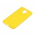 for Samsung A6 2018 Lovely Candy Color Matte TPU Anti scratch Non slip Protective Cover Back Case yellow