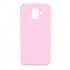 for Samsung A6 2018 Lovely Candy Color Matte TPU Anti scratch Non slip Protective Cover Back Case red