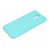 for Samsung A6 plus 2018 Lovely Candy Color Matte TPU Anti scratch Non slip Protective Cover Back Case Light blue