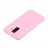 for Samsung A6 plus 2018 Lovely Candy Color Matte TPU Anti scratch Non slip Protective Cover Back Case Light blue