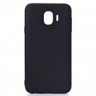 for Samsung J4 Euro Edition Lovely Candy Color Matte TPU Anti scratch Non slip Protective Cover Back Case black