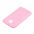 for Samsung J4 Euro Edition Lovely Candy Color Matte TPU Anti scratch Non slip Protective Cover Back Case dark pink