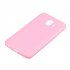 for Samsung J4 Euro Edition Lovely Candy Color Matte TPU Anti scratch Non slip Protective Cover Back Case dark pink