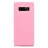 for Samsung NOTE 8 Cute Candy Color Matte TPU Anti scratch Non slip Protective Cover Back Case dark pink