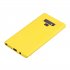 for Samsung NOTE 9 Cute Candy Color Matte TPU Anti scratch Non slip Protective Cover Back Case yellow