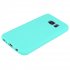 for Samsung S7 Cute Candy Color Matte TPU Anti scratch Non slip Protective Cover Back Case Light blue