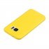 for Samsung S7 Cute Candy Color Matte TPU Anti scratch Non slip Protective Cover Back Case yellow