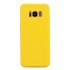 for Samsung S8 Lovely Candy Color Matte TPU Anti scratch Non slip Protective Cover Back Case yellow