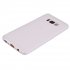 for Samsung S8 Lovely Candy Color Matte TPU Anti scratch Non slip Protective Cover Back Case white