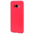 for Samsung S8 Lovely Candy Color Matte TPU Anti scratch Non slip Protective Cover Back Case red