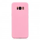 for Samsung S8 plus Lovely Candy Color Matte TPU Anti scratch Non slip Protective Cover Back Case dark pink