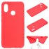 for XIAOMI Redmi S2 Lovely Candy Color Matte TPU Anti scratch Non slip Protective Cover Back Case red