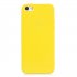 for iPhone 5 5S SE Lovely Candy Color Matte TPU Anti scratch Non slip Protective Cover Back Case yellow