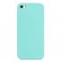 for iPhone 5 5S SE Lovely Candy Color Matte TPU Anti scratch Non slip Protective Cover Back Case Light blue