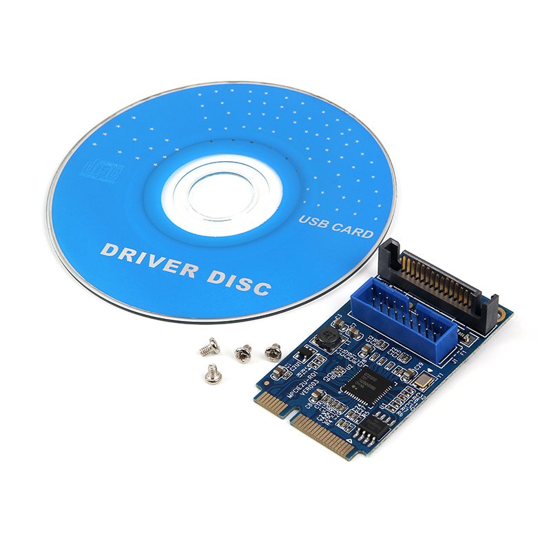 Mini PCI-E to 19-pin USB 3.0 Mini Expansion Card MINI PCIE to 20PIN/19Pin USB3.0 Adapter