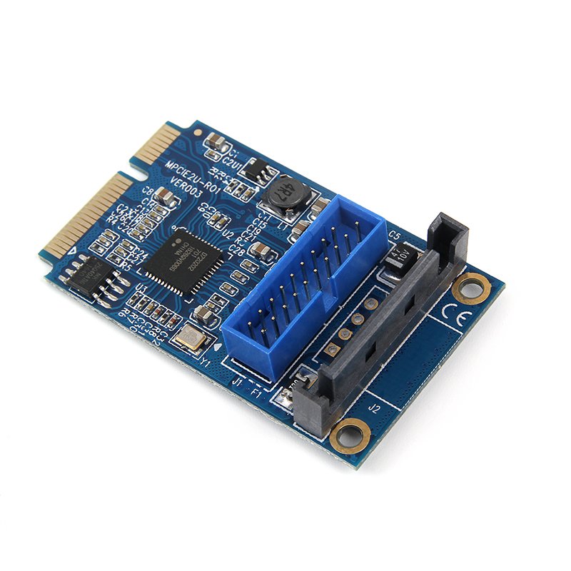 Mini PCI-E to 19-pin USB 3.0 Mini Expansion Card MINI PCIE to 20PIN/19Pin USB3.0 Adapter
