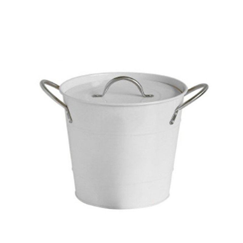 Thickened Ice Bucket With Lid Handles Portable Multi-purpose Beverage Tub Insulated Drink Tub Drink Chiller 